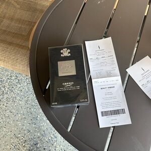 Creed Black and Gold Perfume Box